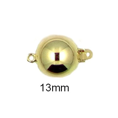 14ct 13mm ball clasp