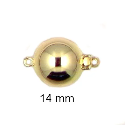 14ct 14mm ball clasp