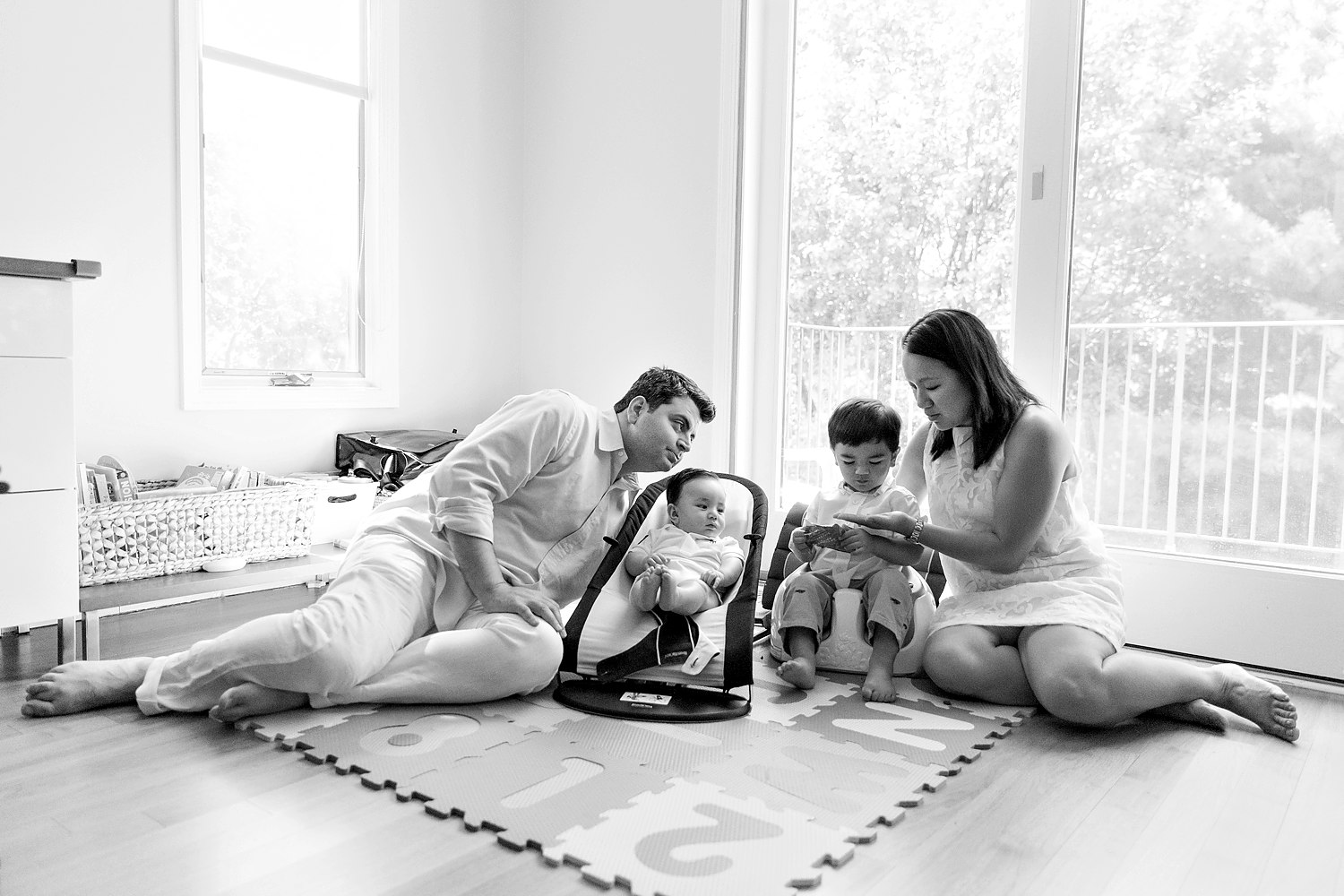 In-Home Family Lifestyle Photography: Adi, Clara, Luke &amp; Ryan