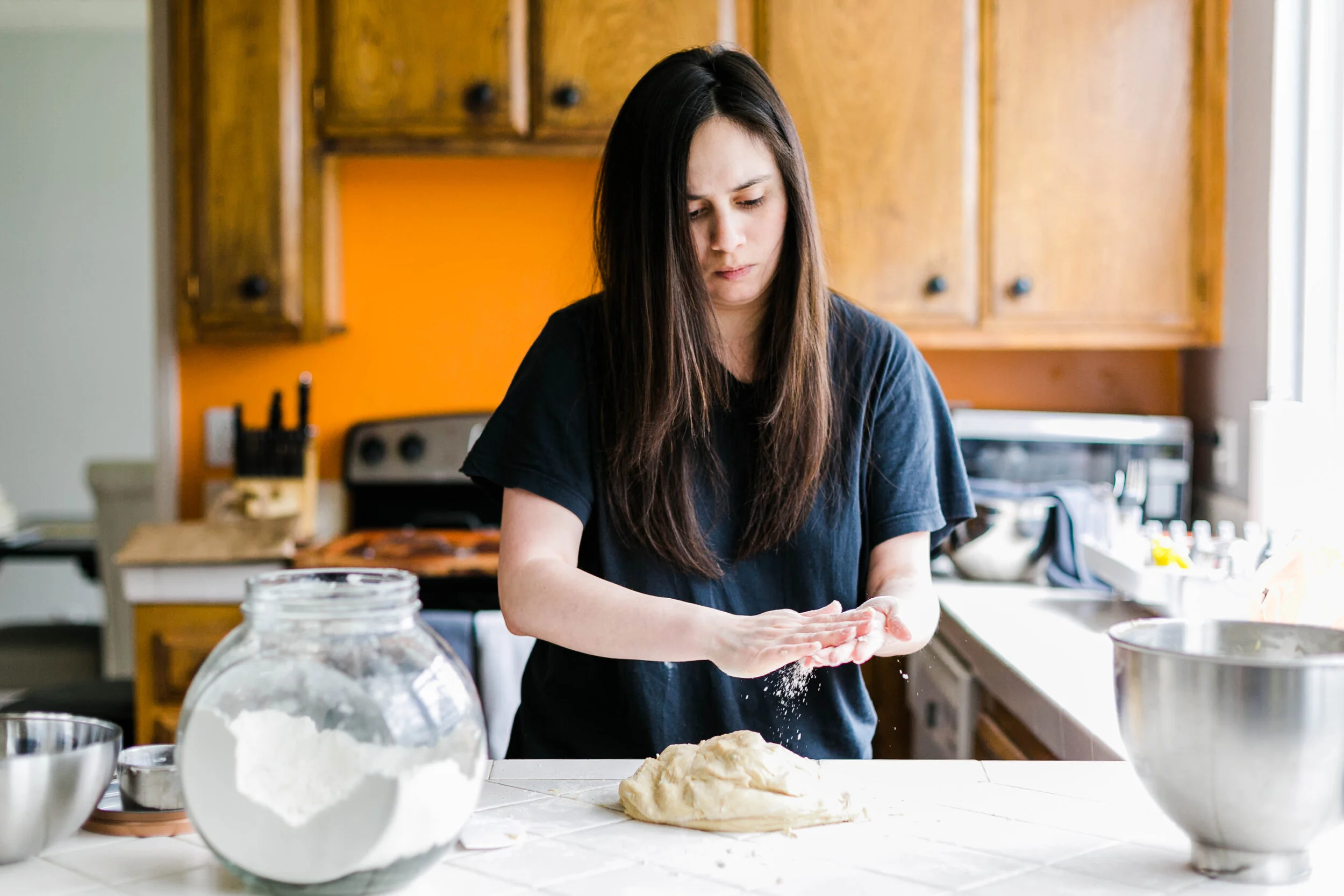 Making Cinnamon Rolls with Dre