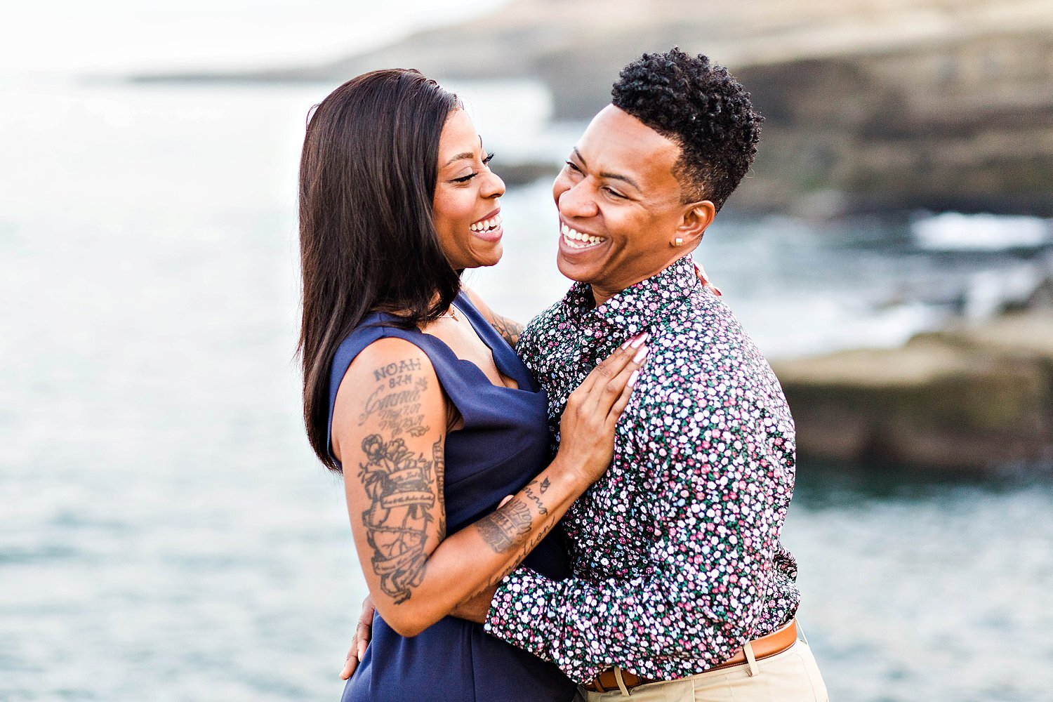 Sunset Cliffs Engagement Session - Same Sex Wedding San Diego_0009.jpg