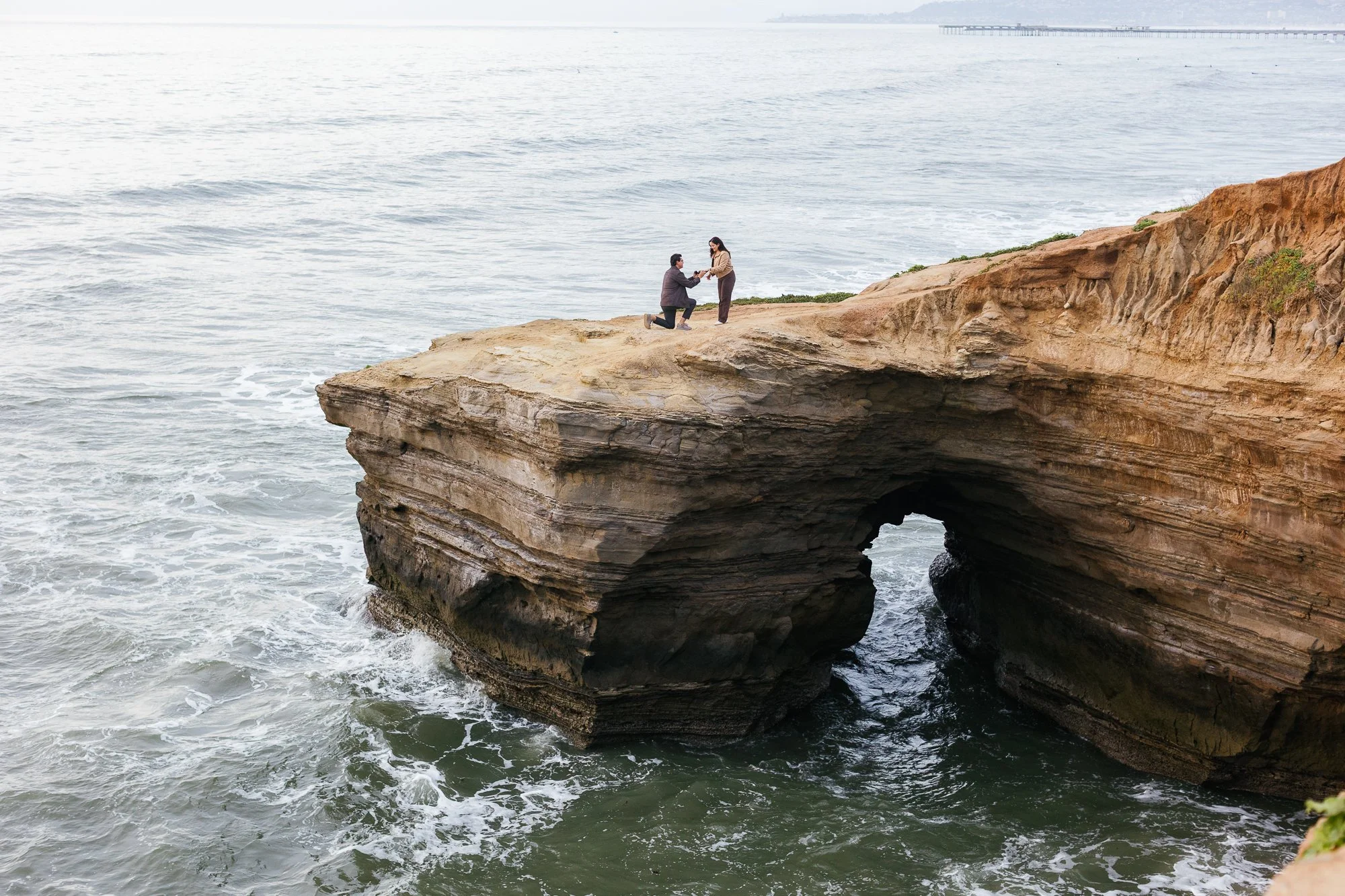 Sunset Cliffs Proposal in San Diego: Arturo & Pau