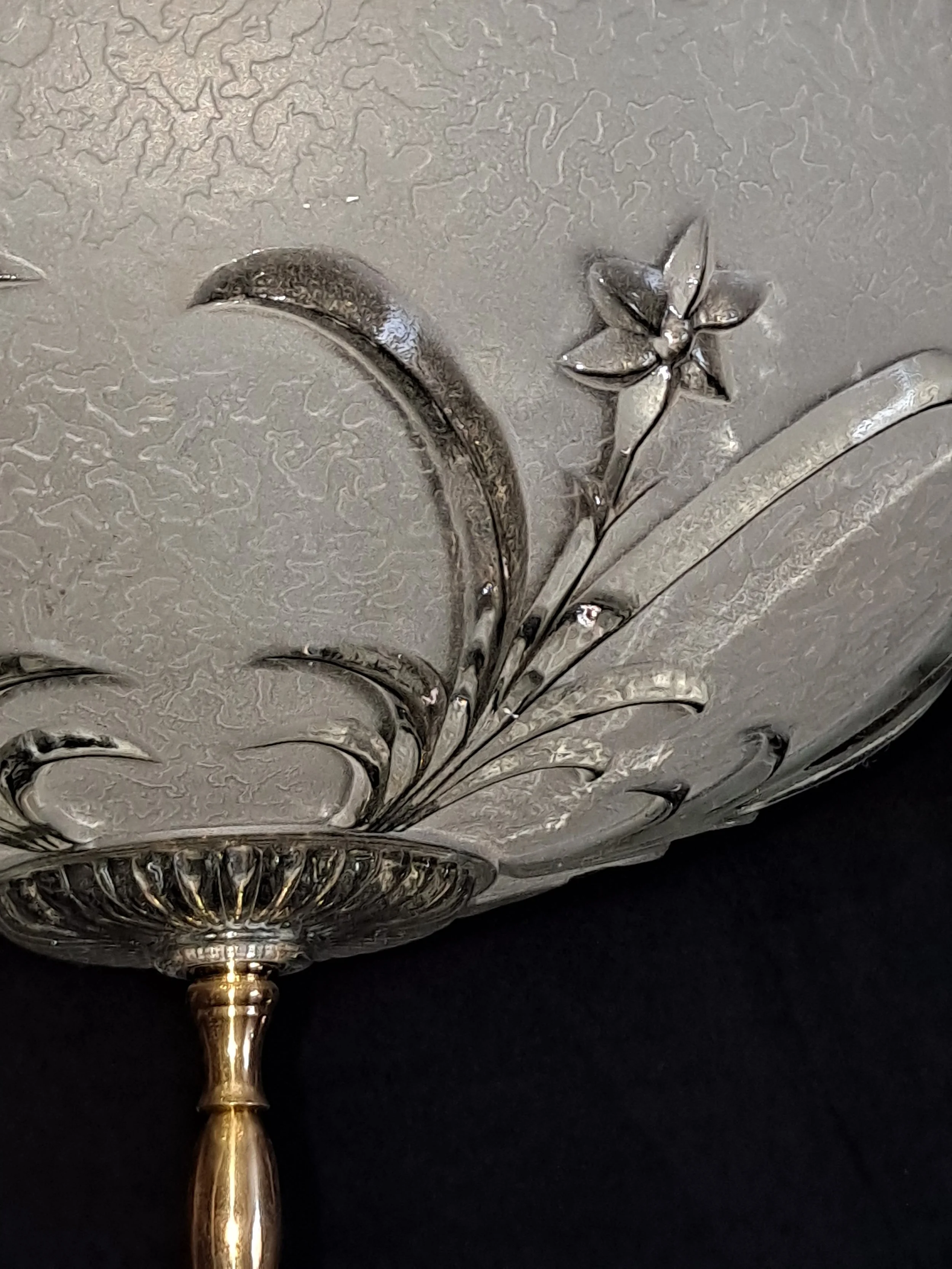 pattern glass  shade hanging vintage lighting  refurbished  the lamp shop in troy