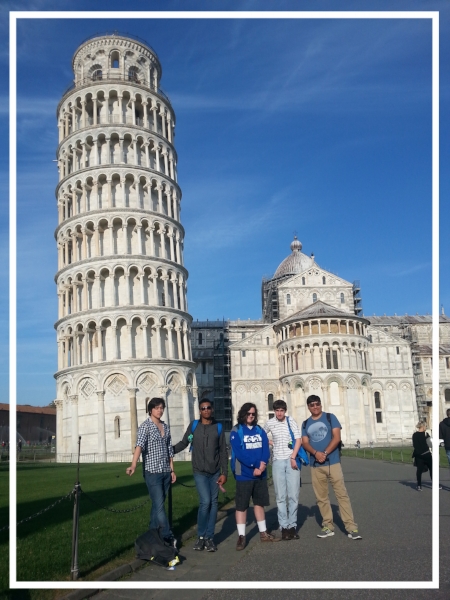 The Piazza dei Miracoli in Pisa, Tuscany, Italy