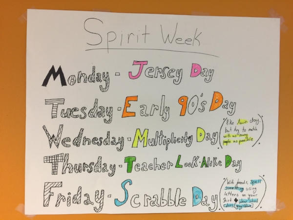 GWCS Spirit Week