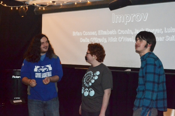 Luke, Delia and Nick - Improv Players