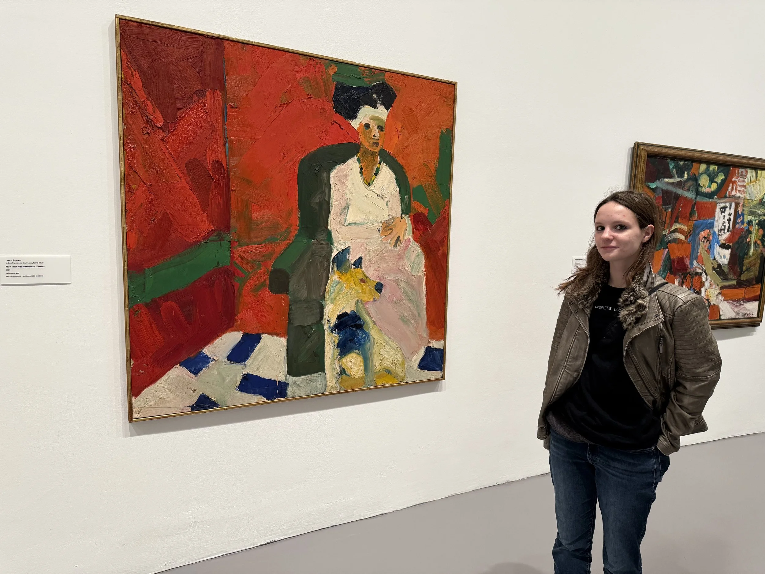 Amelia explored D.C. art museums.