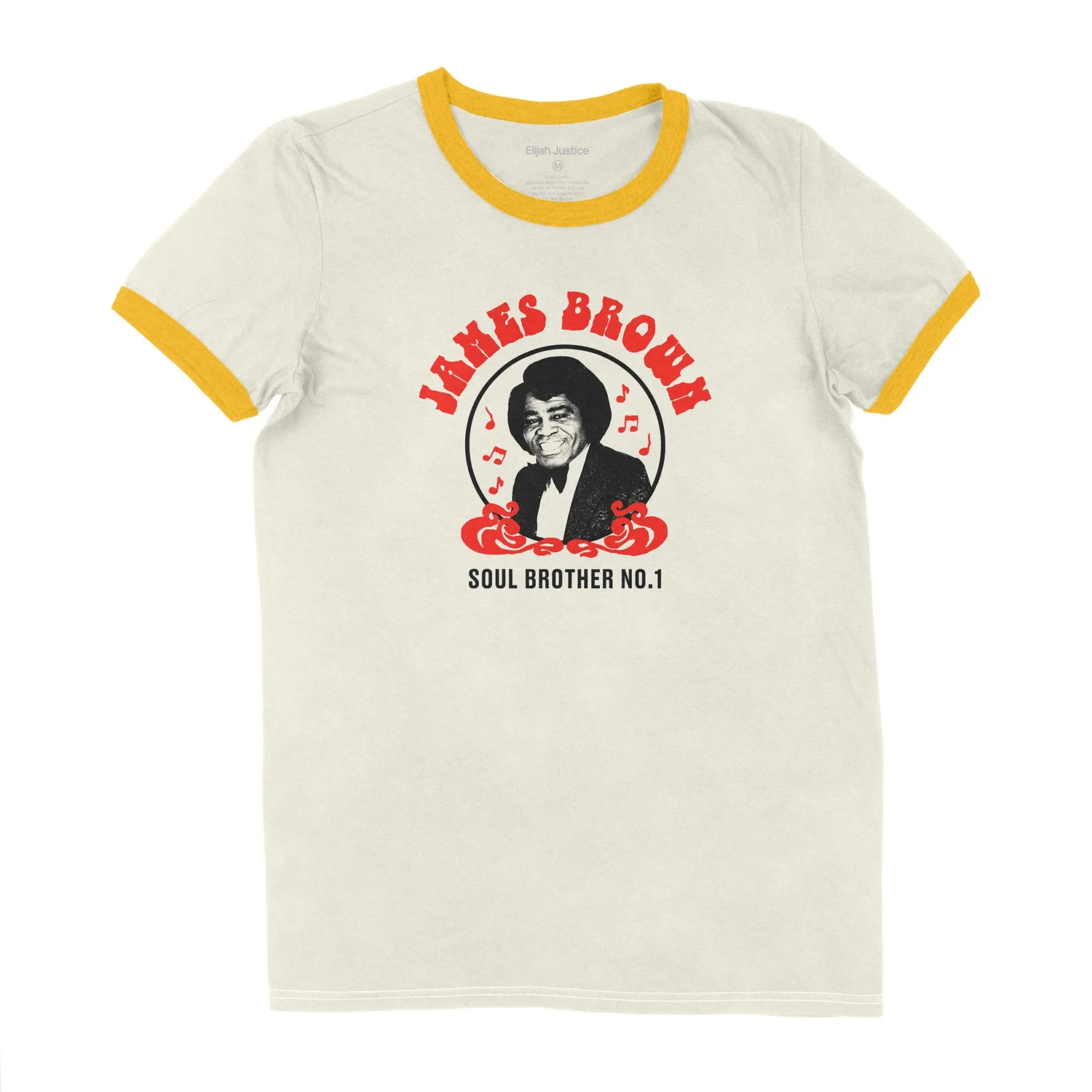 Soul Brother No.1 Ringer T-shirt — Elijah Justice