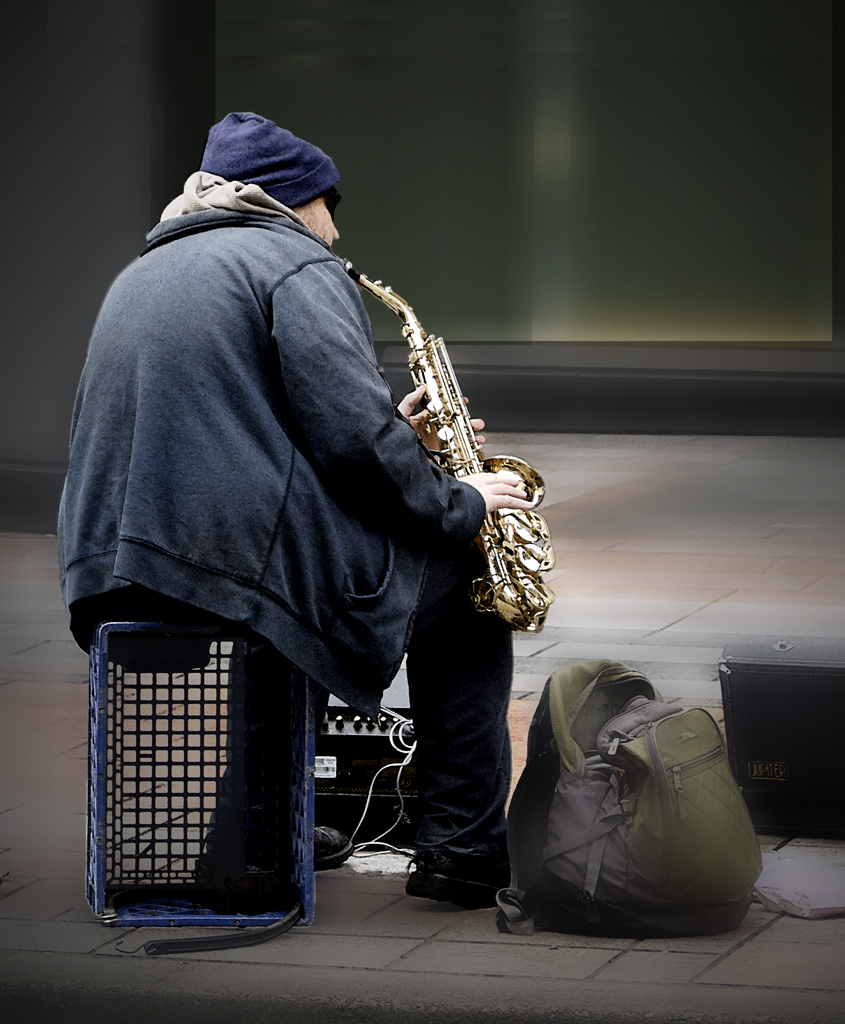 Seattle Music -- Busker Style