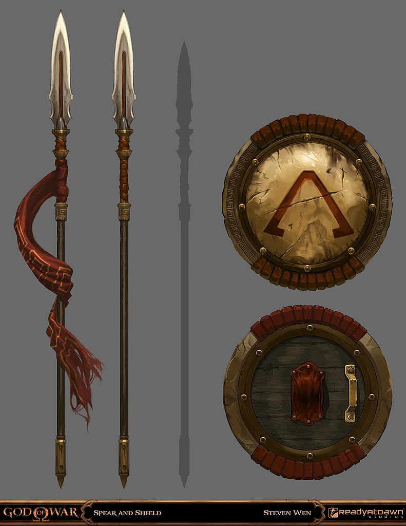 Spartan Spear and Shield