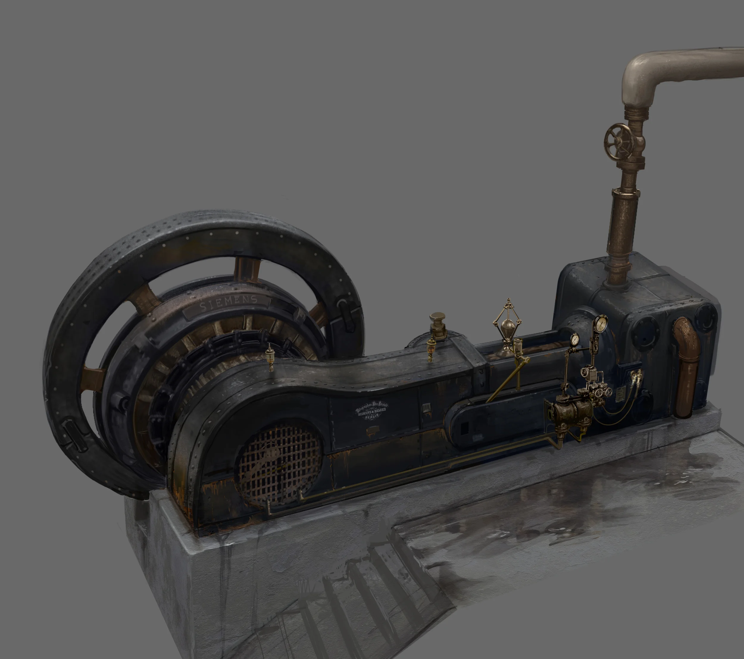 Underground Generator Room engine