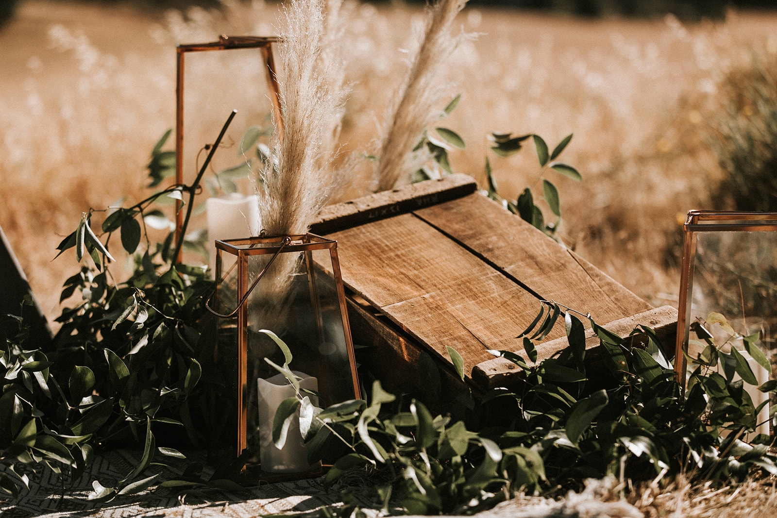 Power of Love Rentals boho ceremony decor