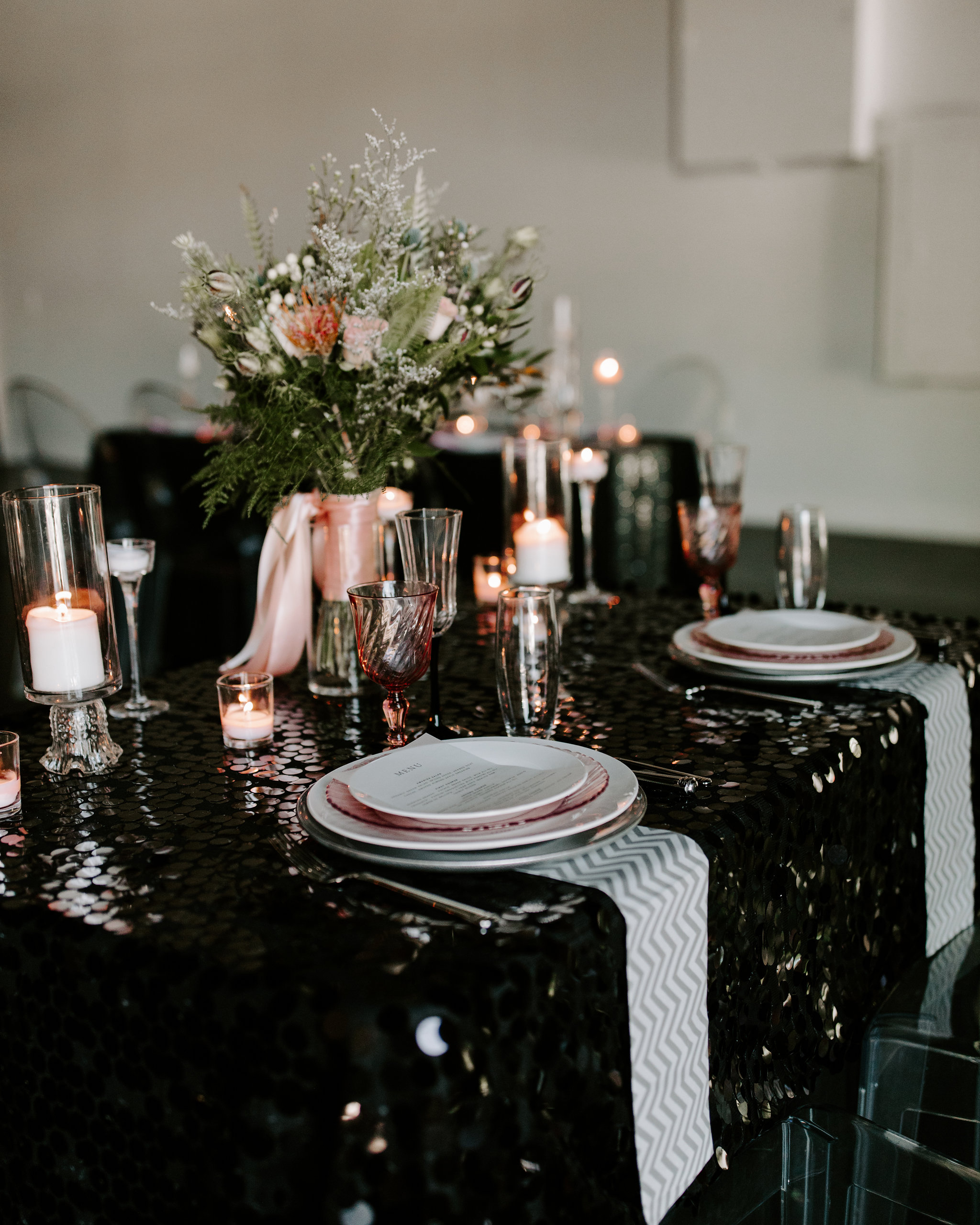 Power of Love Rentals Modern Warehouse Wedding