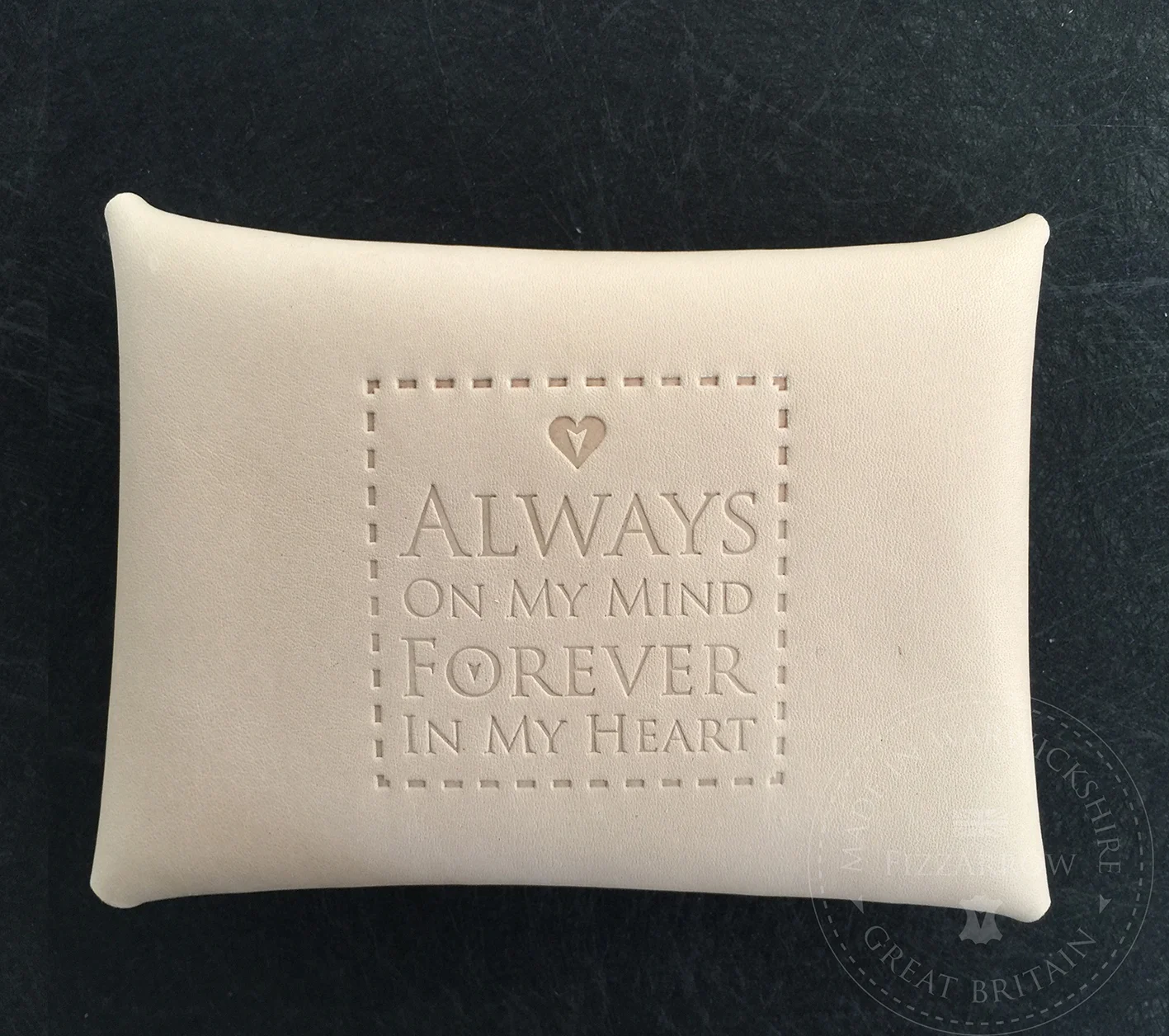 Always on my mind Pillow pocket.jpg