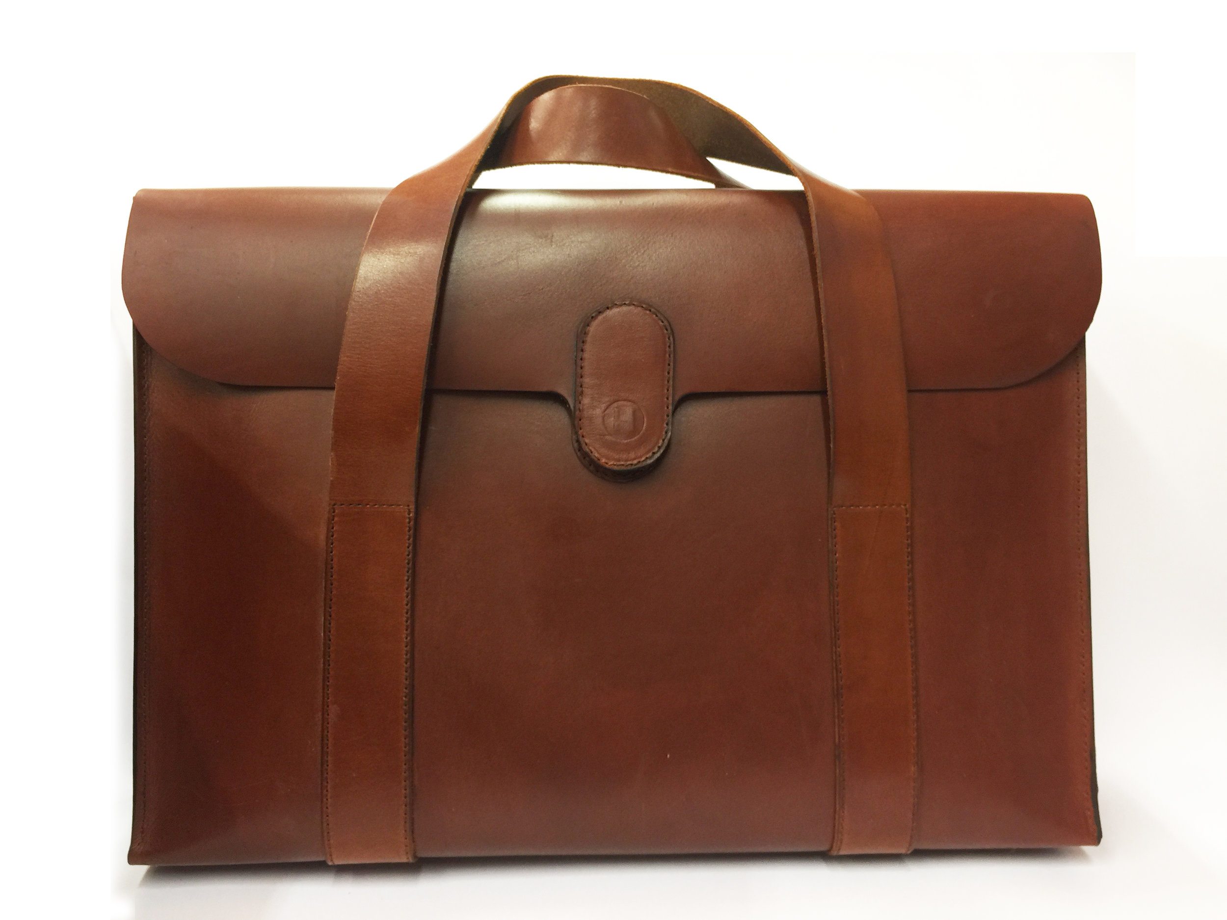 Bespoke Leather case for Luke Hughes, London Furniture Designers