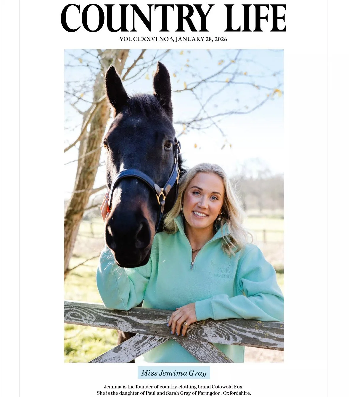 COUNTRYLIFE magazine - Frontispiece