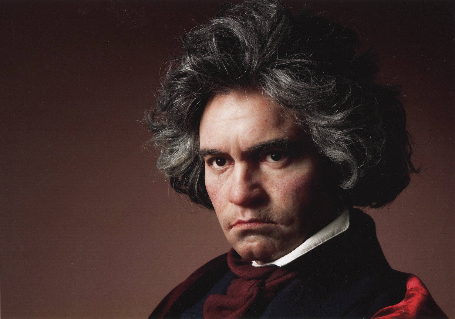 Beethoven Wax Portrait Sculpture