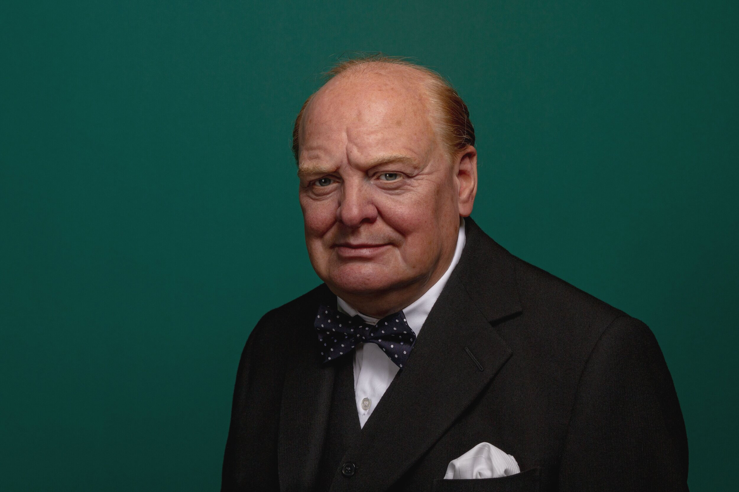 Winston Churchill Wax Figure
