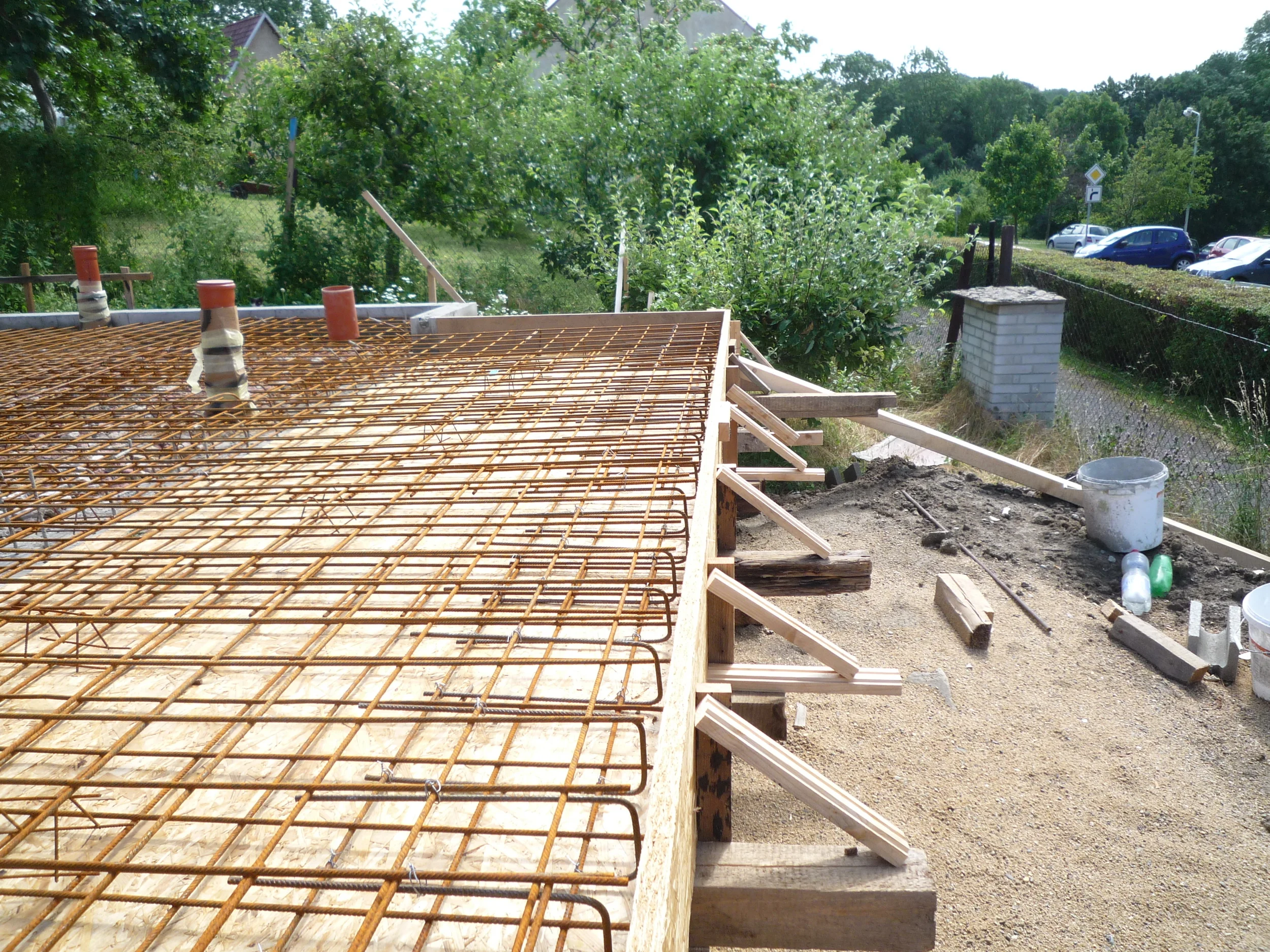 Detail základové desky