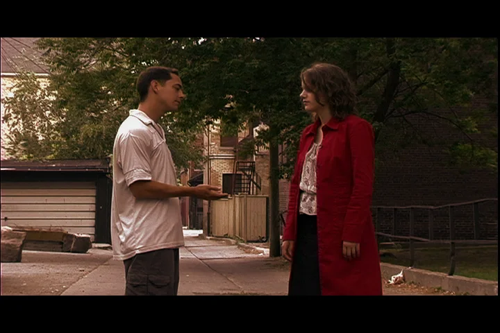 Bill and Amy make up. still from War (2014)