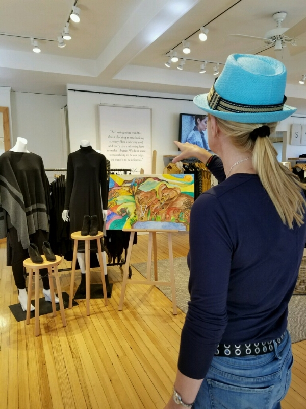 EILEEN FISHER, EAST HAMPTON - ART SHOWS October, 2016 - May, 2017 - October, 2018 Video link: