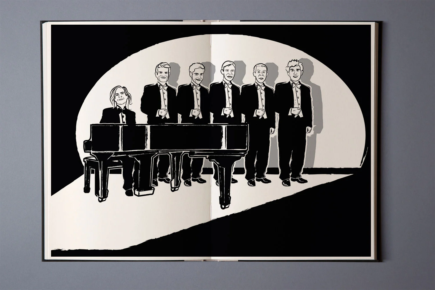 Animation für Imagefilm der Gesangsgruppe „Die Nostalphoniker“