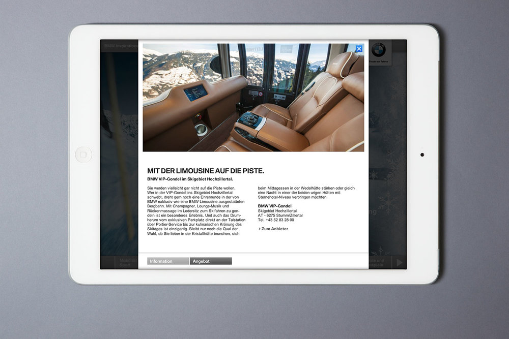  BMW Inspirationen Webportal und native App für IOS und Android (2014) 