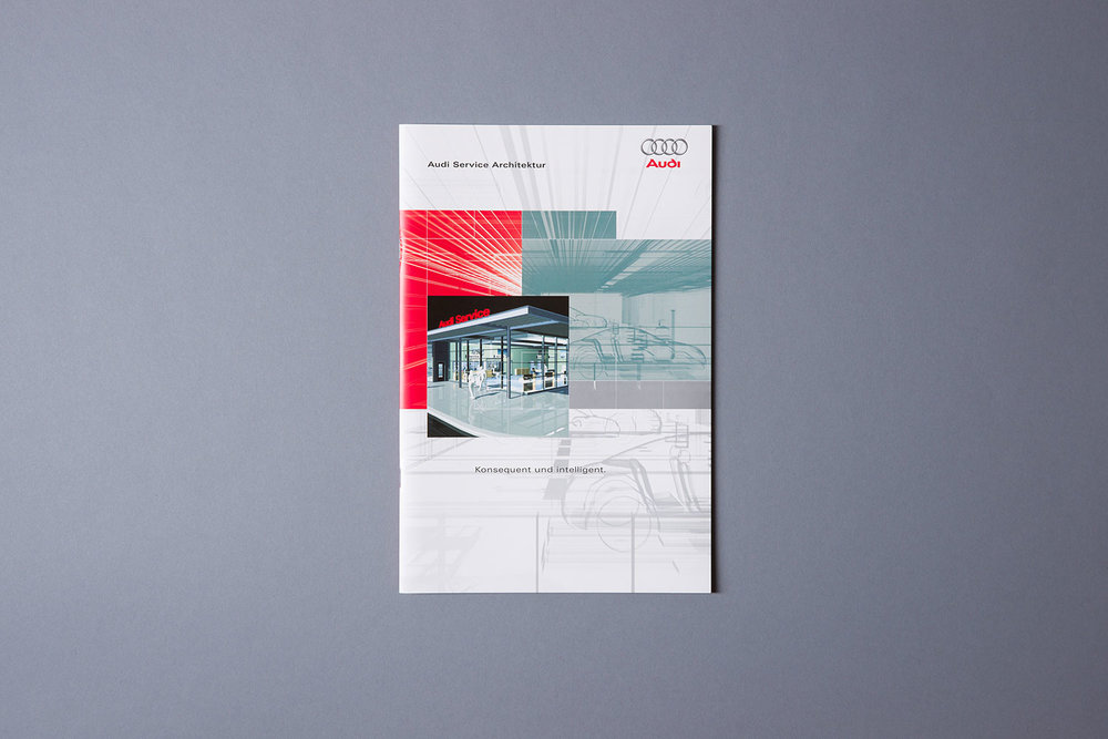  Broschüre mit Fachinformationen zu den Architekturvorgaben der AUDI AG 