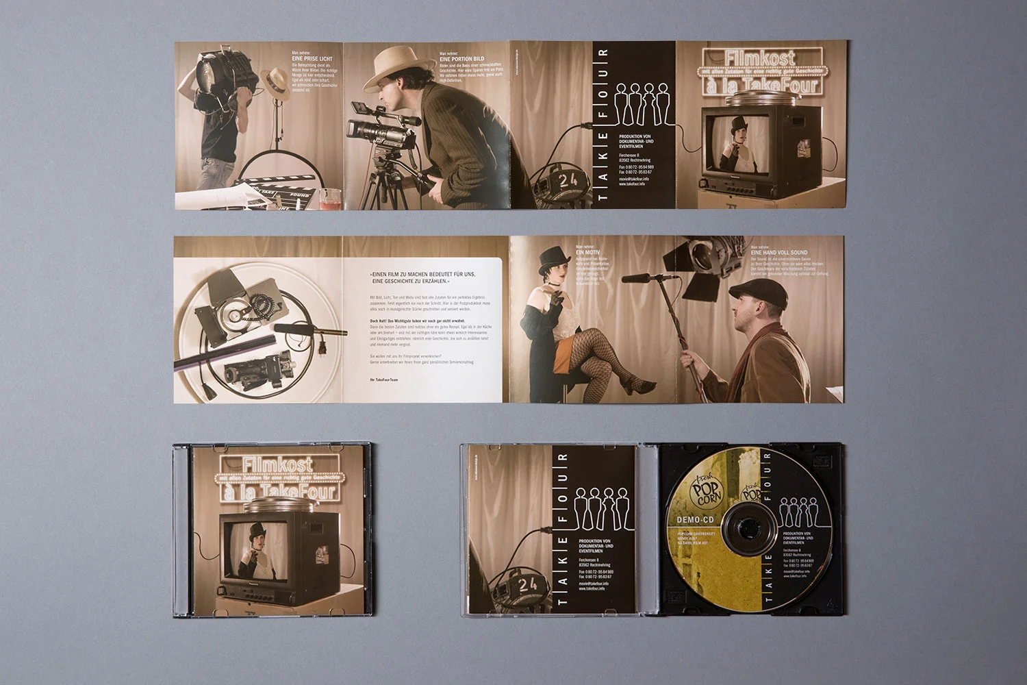 Demofilm mit Booklet