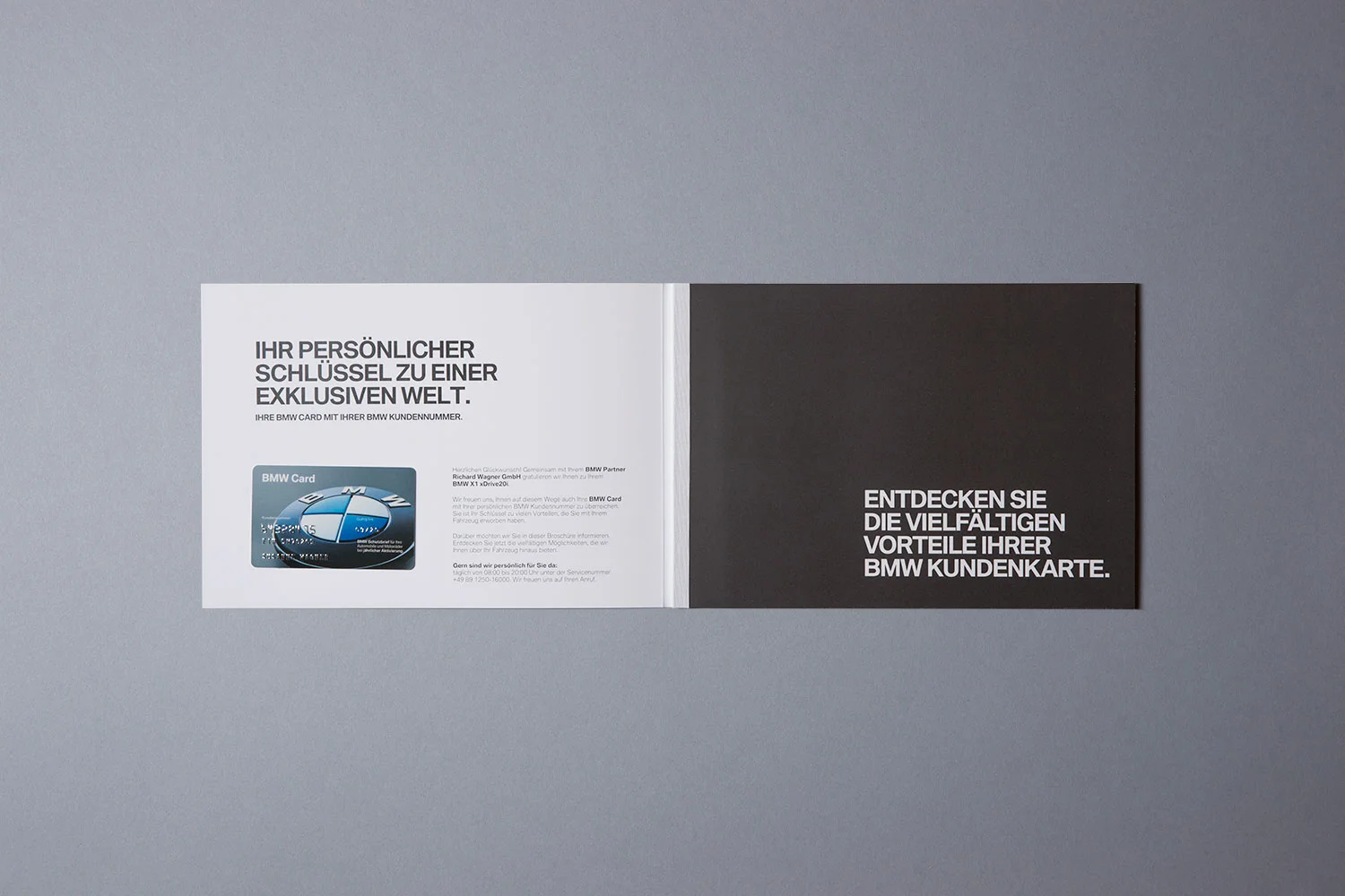 Neues BMW Welcome Package mit Informationen zu allen Vorteilen der BMW Card (2016)