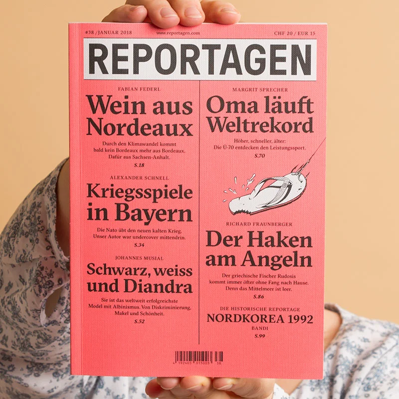 Reportagen – ein Magazin mit Haltung