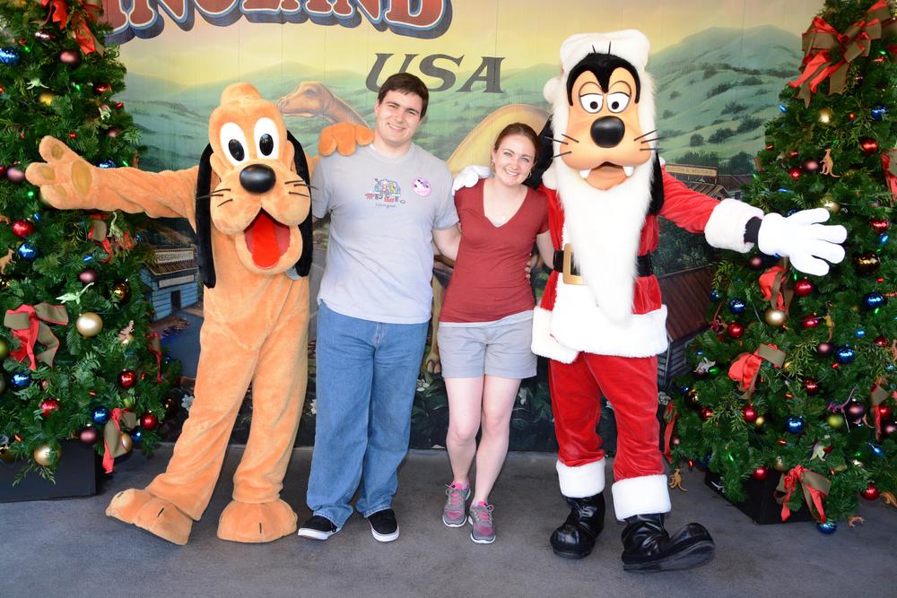 The only thing better than Disney, is Disney at Christmas with a Santa Goofy.