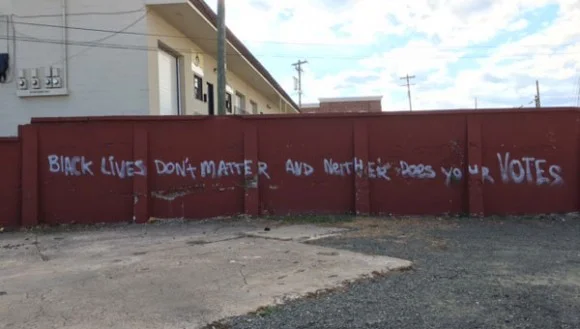 Graffiti in Durham, North Carolina