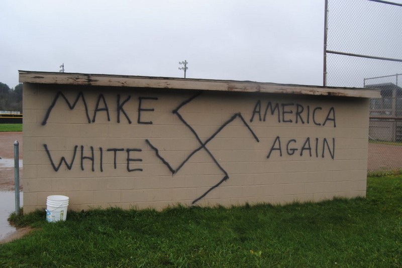 Graffiti in Wellsville, New York 