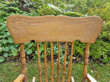 Wood Rocking Chair Paint Distress