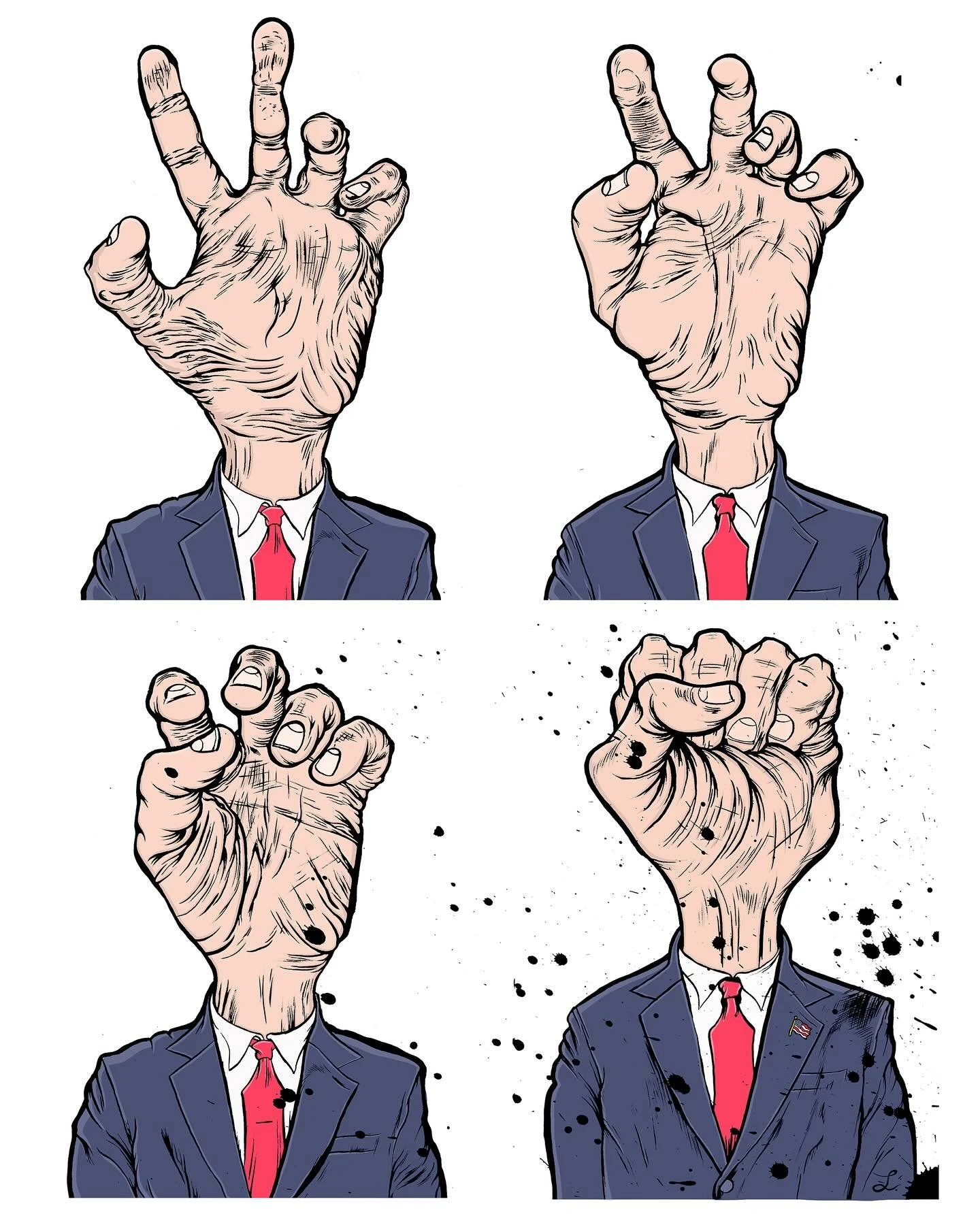 30.10.25 'Herr FAUST 2 (Reborne)' 

Tusj/blekk p&aring; papir, A4 digital print i bl&aring; ramme...
*SOLGT