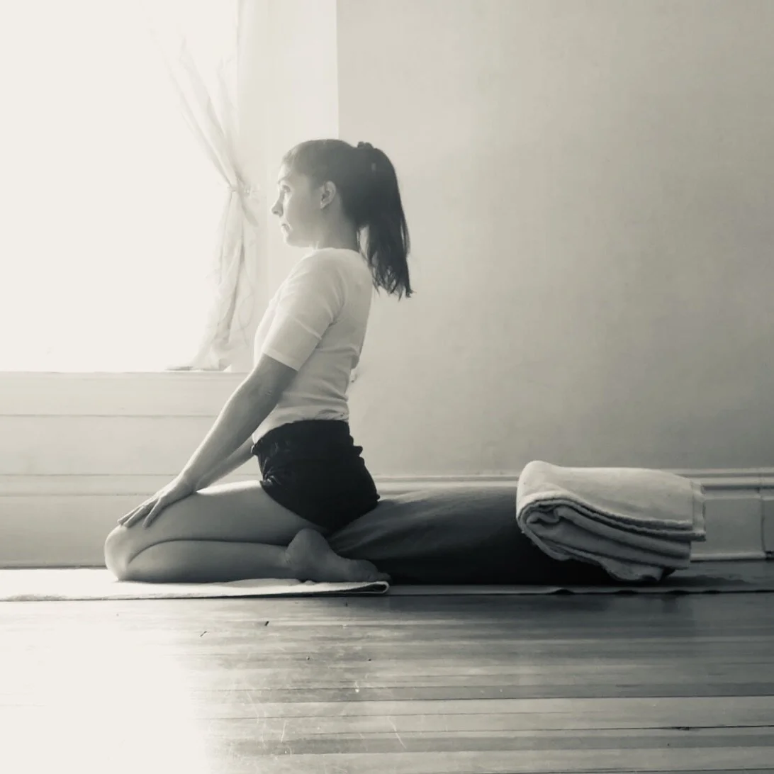 Virasana - "hero's pose"