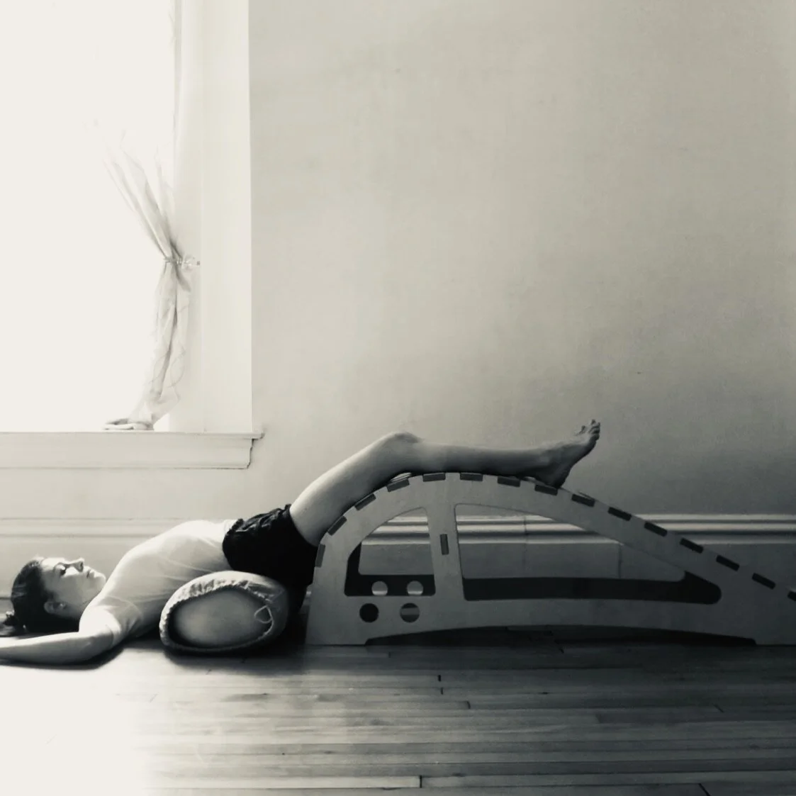 Viparita Karani - exiting