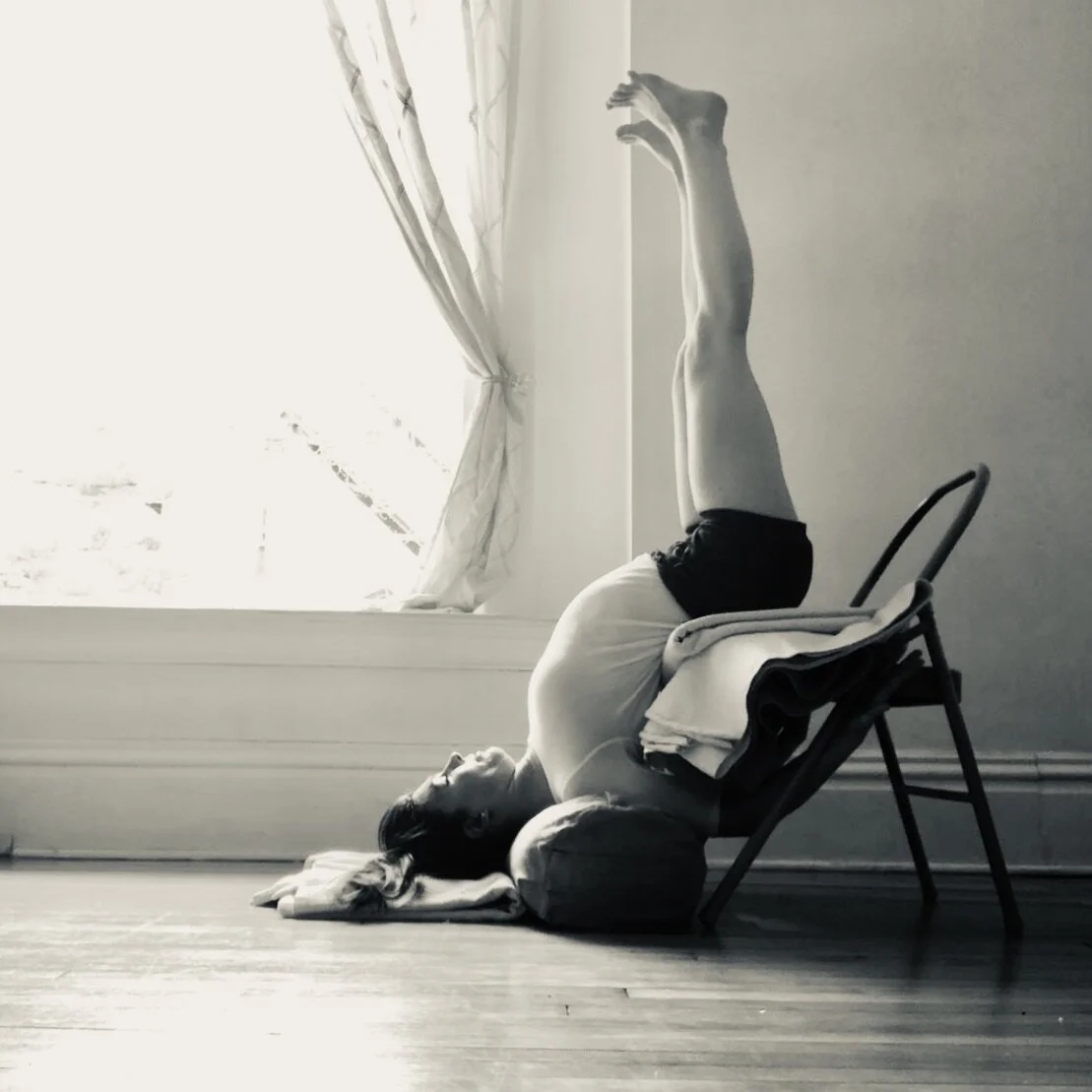 Viparita Karani in Salamba Sarvangasana