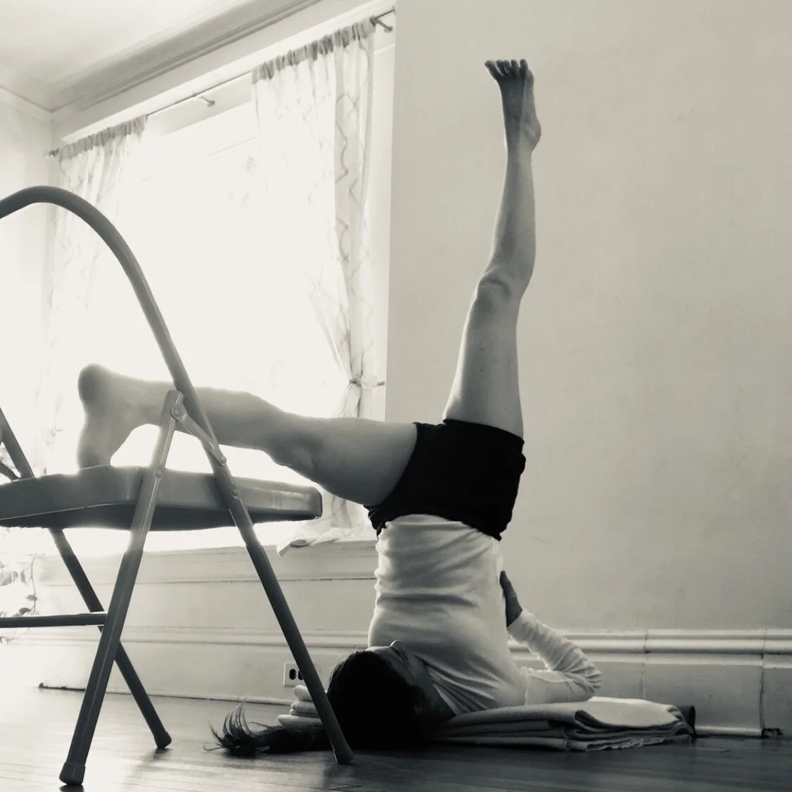 Eka Pada Sarvangasana - "one legged Whole Body pose"