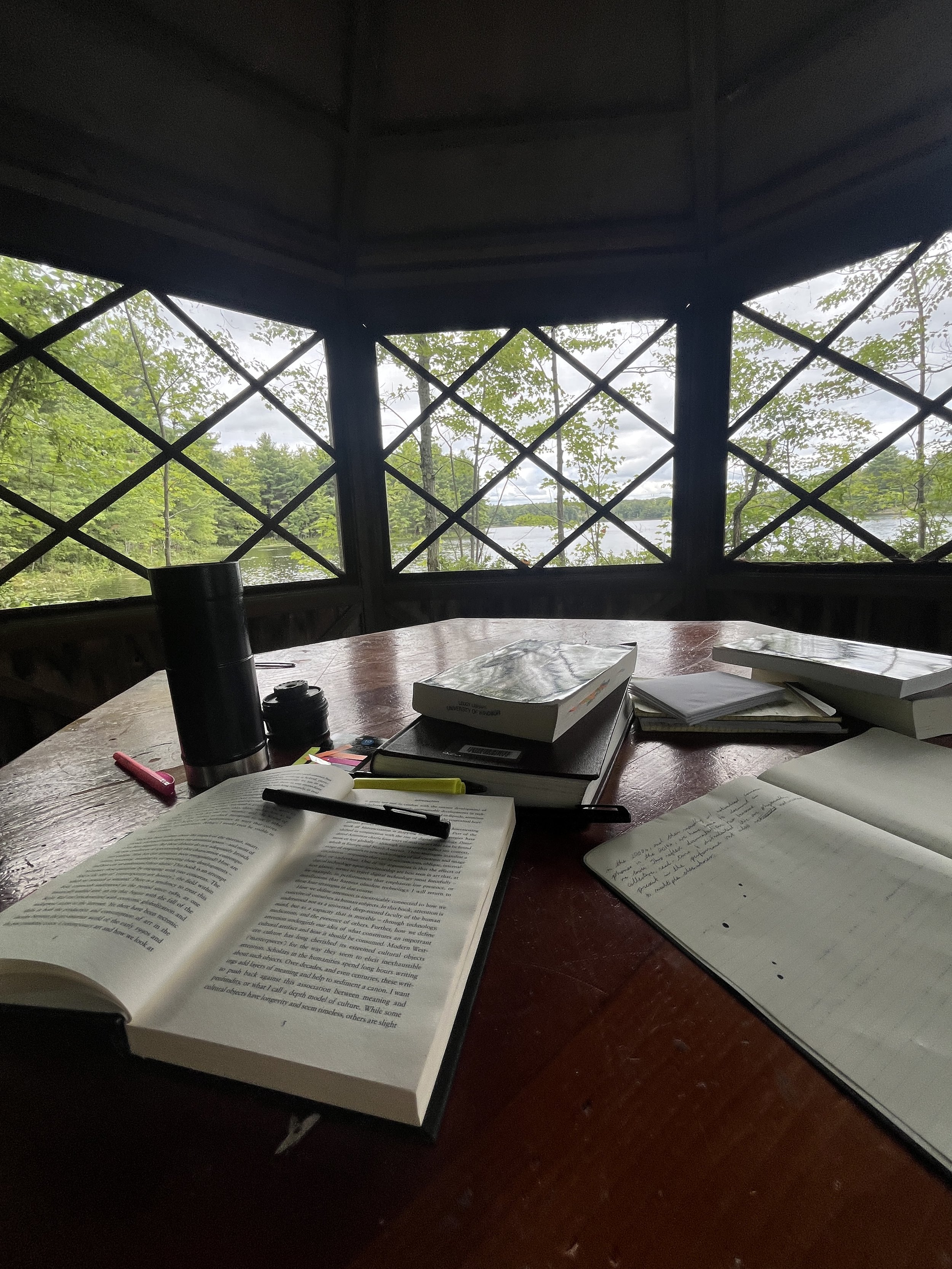 Dissertation on the Lake: A writing Retreat at Elbow Lake