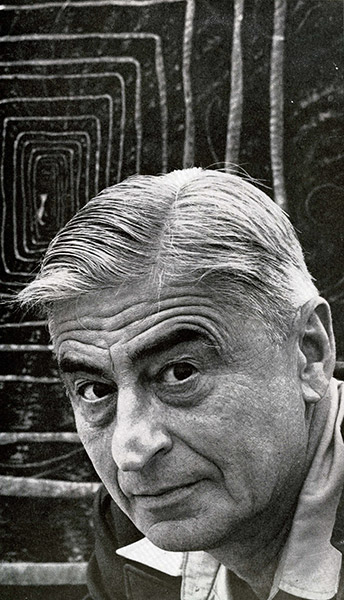 Above : Geisel with his painting.