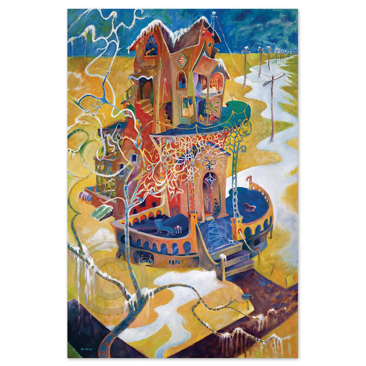 Mixed-Media Pigment Print on Canvas, 36" x 24" with additional canvas borderLimited Edition of 850 Arabic Numbers, 99 Patrons' Collection, 155 Collaborators' Proofs and 5 Hors d'Commerce. 