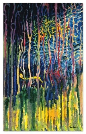 Worm Burning Bright in the Forest in the Night