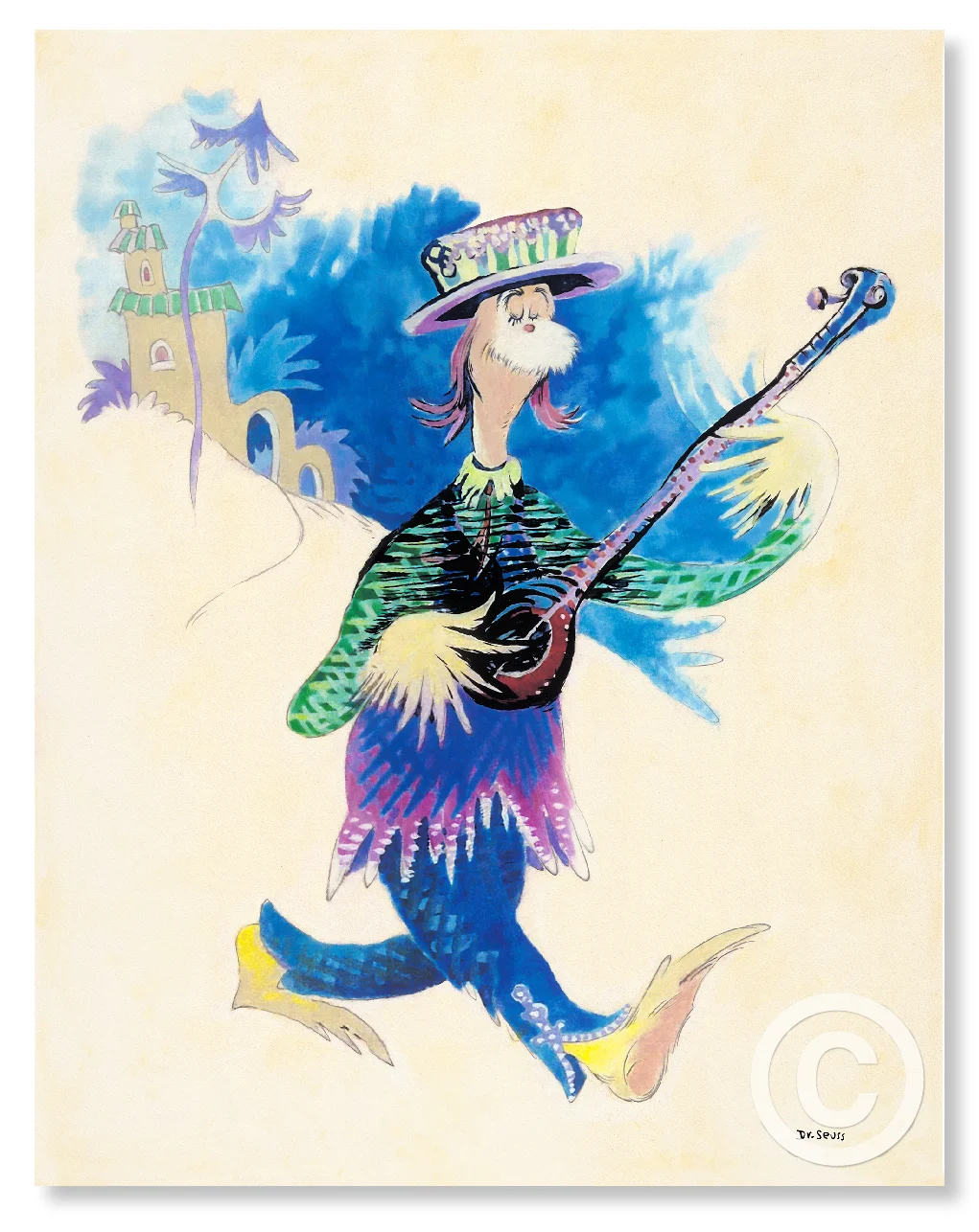 Love and Music Mixed-Media Pigment Print on Archival Canvas Image Size: 36” x 28.25”, Canvas Size: 40” x 32.25” Limited Edition of 850 Arabic Numbers, 99 Patrons’ Collection, 155 Collaborators’ Proofs, 5 Hors d’Commerce, and 2 Printer's Proofs