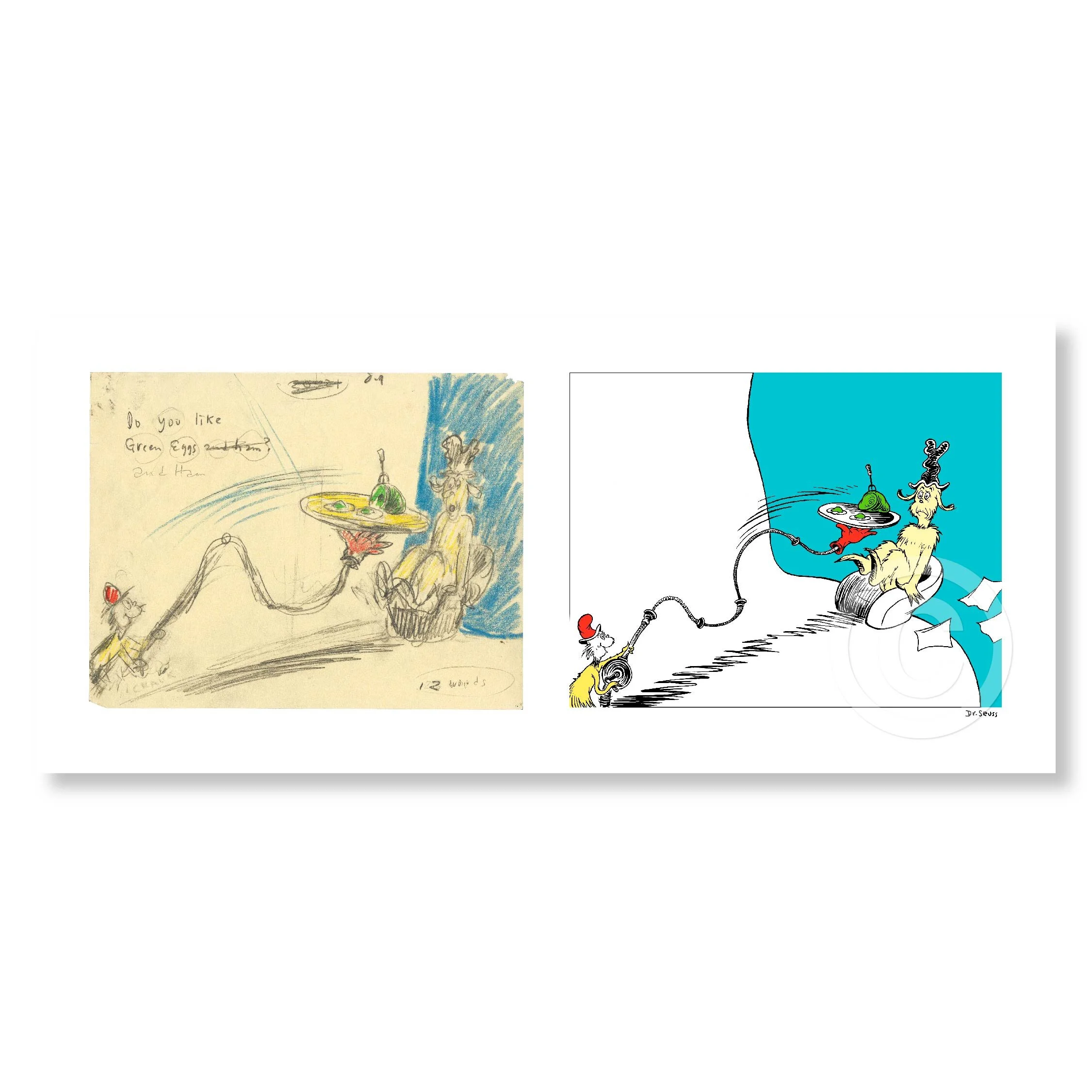 Do You Like Green Eggs and Ham? - Diptych