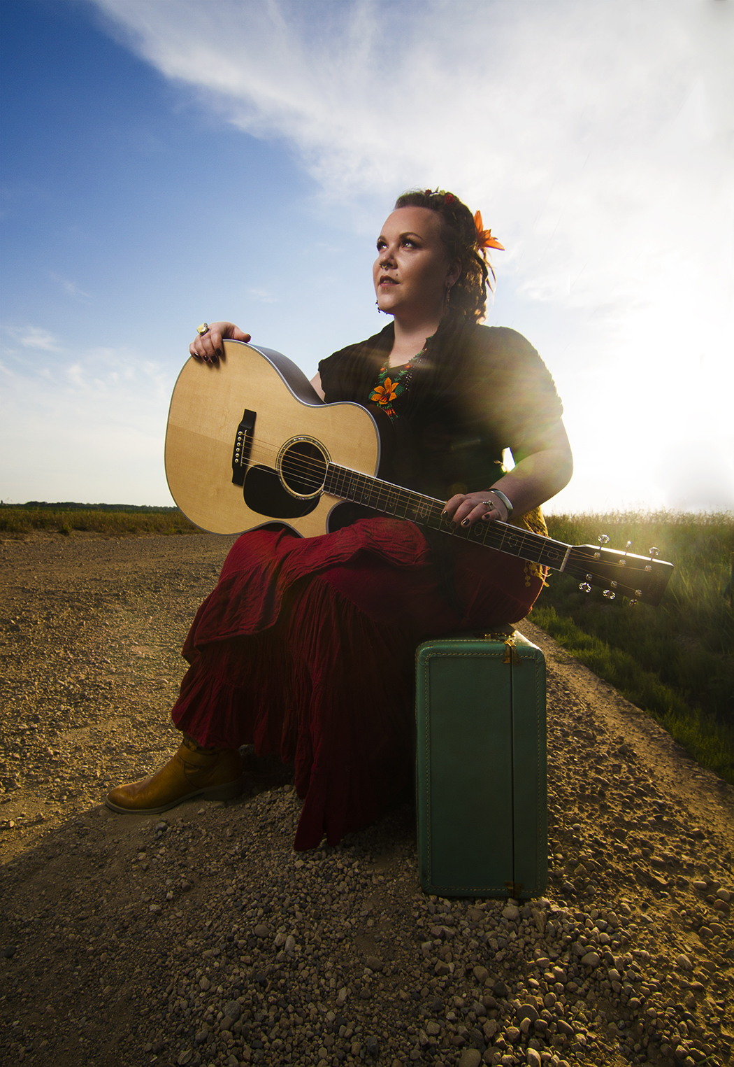 Jade Roads with Wolf in the Meadow and Guests