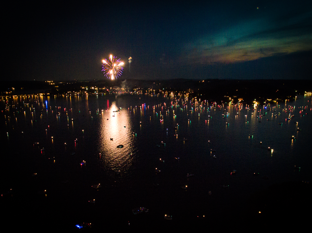 Lake Hopatcong Fireworks 2015