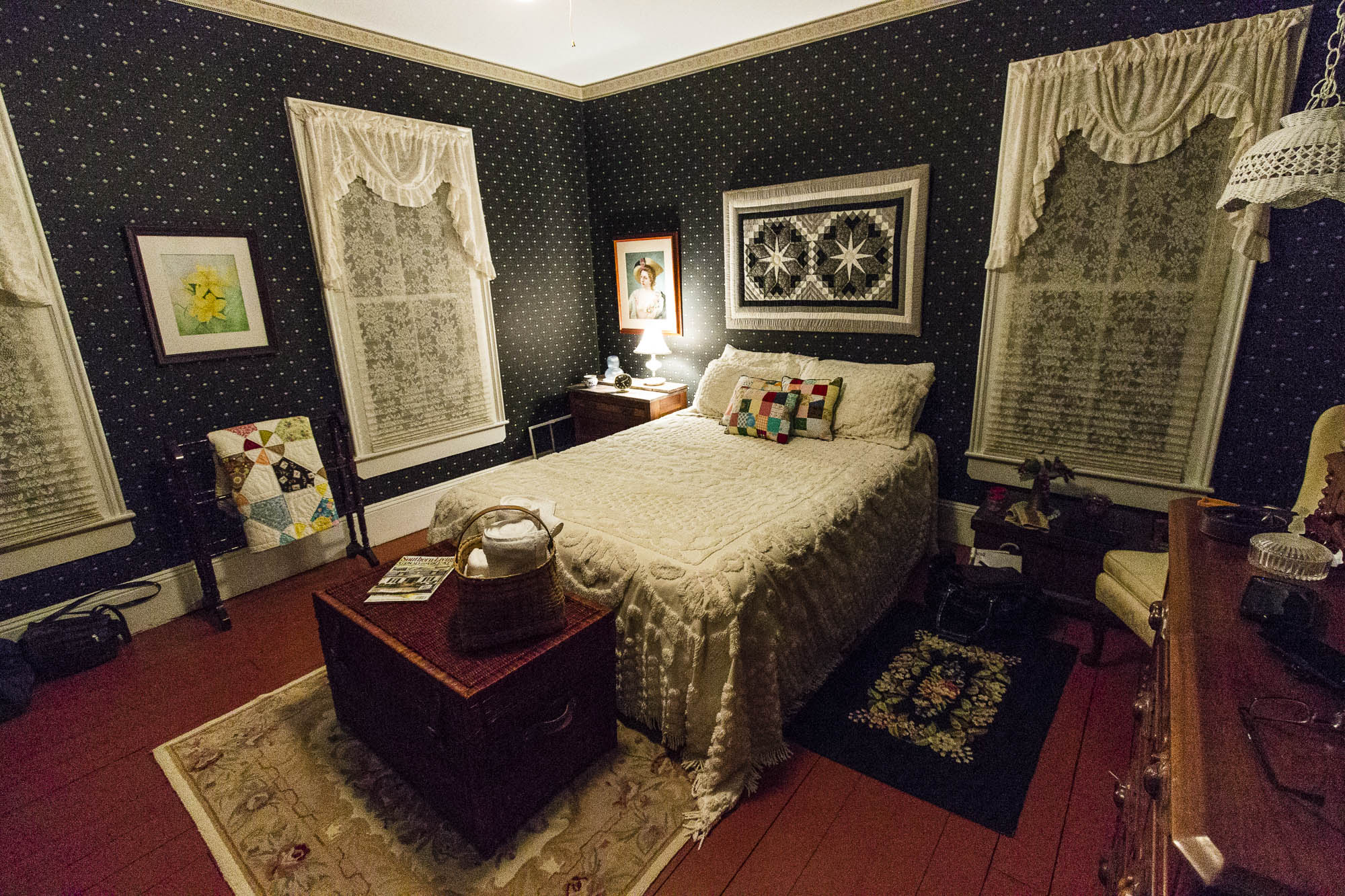 Our room that evening. Very comfy.