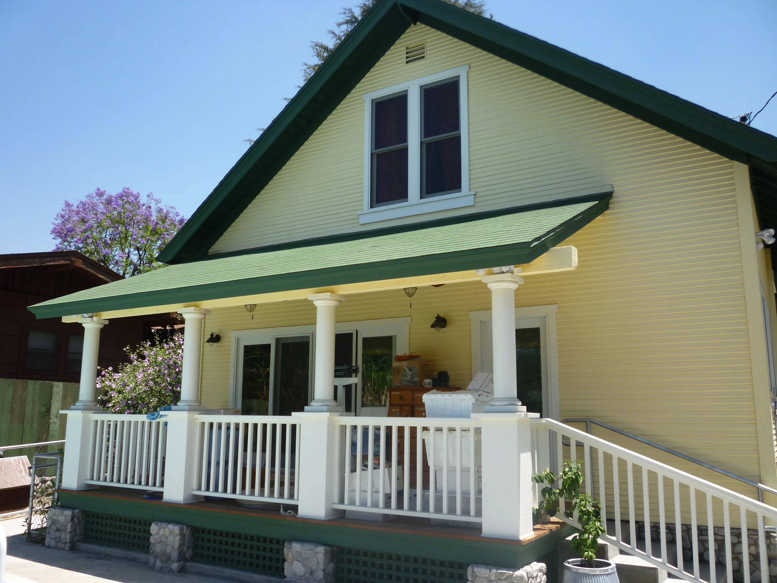 Back of House With Additions